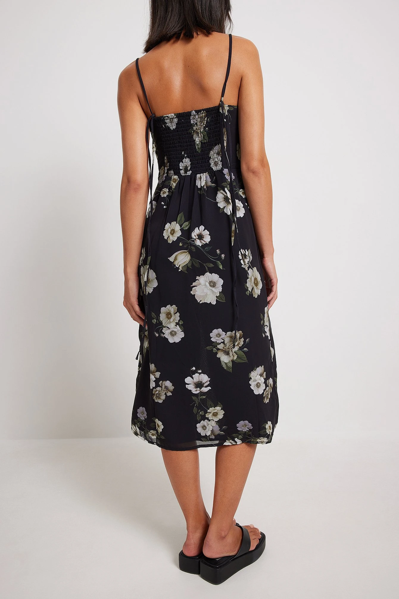 Overlap Skirt Part Midi Dress 4 Overlap Skirt Part Midi Dress - Image 2