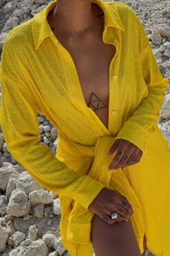 Oversized Sequin Shirt Dress -Na-Kd oversized sequin shirt dress 1017 001565 0024 03