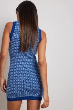 Pattern Detail Mini Dress -Na-Kd pattern detail mini dress 1762 000034 0003 11207 1