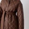 Quilted Belted Short Coat -Na-Kd quilted belted short coat 1634 000038 1334 canvas bag 1634 000045 3014 6119