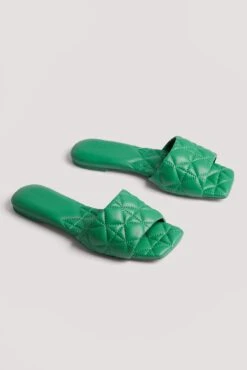 Quilted Slippers -Na-Kd quilted slippers 1055 001428 0570 3651