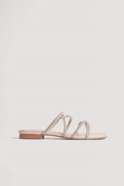 Rhinestone Strappy Flats 14 Rhinestone Strappy Flats -Na-Kd rhinestone strappy flats 1055 001408 0027 0281