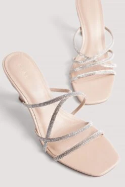 Rhinestone Strappy Mules -Na-Kd rhinestone strappy mules 1055 001407 00270726