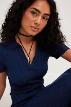 NA-KD Rib Knitted Collar Midi Dress 27 NA-KD Rib Knitted Collar Midi Dress -Na-Kd rib knitted collar midi dress 1100 007092 001826540