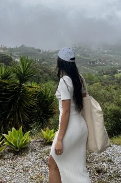 NA-KD Rib Knitted Collar Midi Dress -Na-Kd rib knitted collar midi dress 1100 006130 0001 05