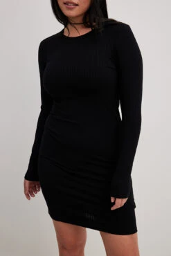 Rib Mini Dress -Na-Kd rib mini dress 1044 000167 0002 0230