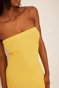 NA-KD Ribbed Bandeau Mini Dress -Na-Kd ribbed bandeau mini dress 1736 000338 0024 5772