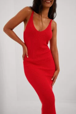 Ribbed Knitted Deep Back Dress 24 Ribbed Knitted Deep Back Dress -Na-Kd ribbed knitted deep back dress 1018 009506 00044080 copy 2