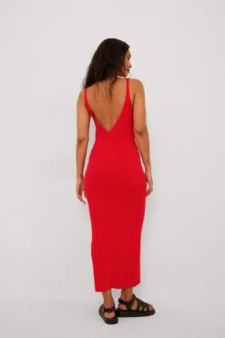 Ribbed Knitted Deep Back Dress 25 Ribbed Knitted Deep Back Dress -Na-Kd ribbed knitted deep back dress 1018 009506 00044104 copy 2