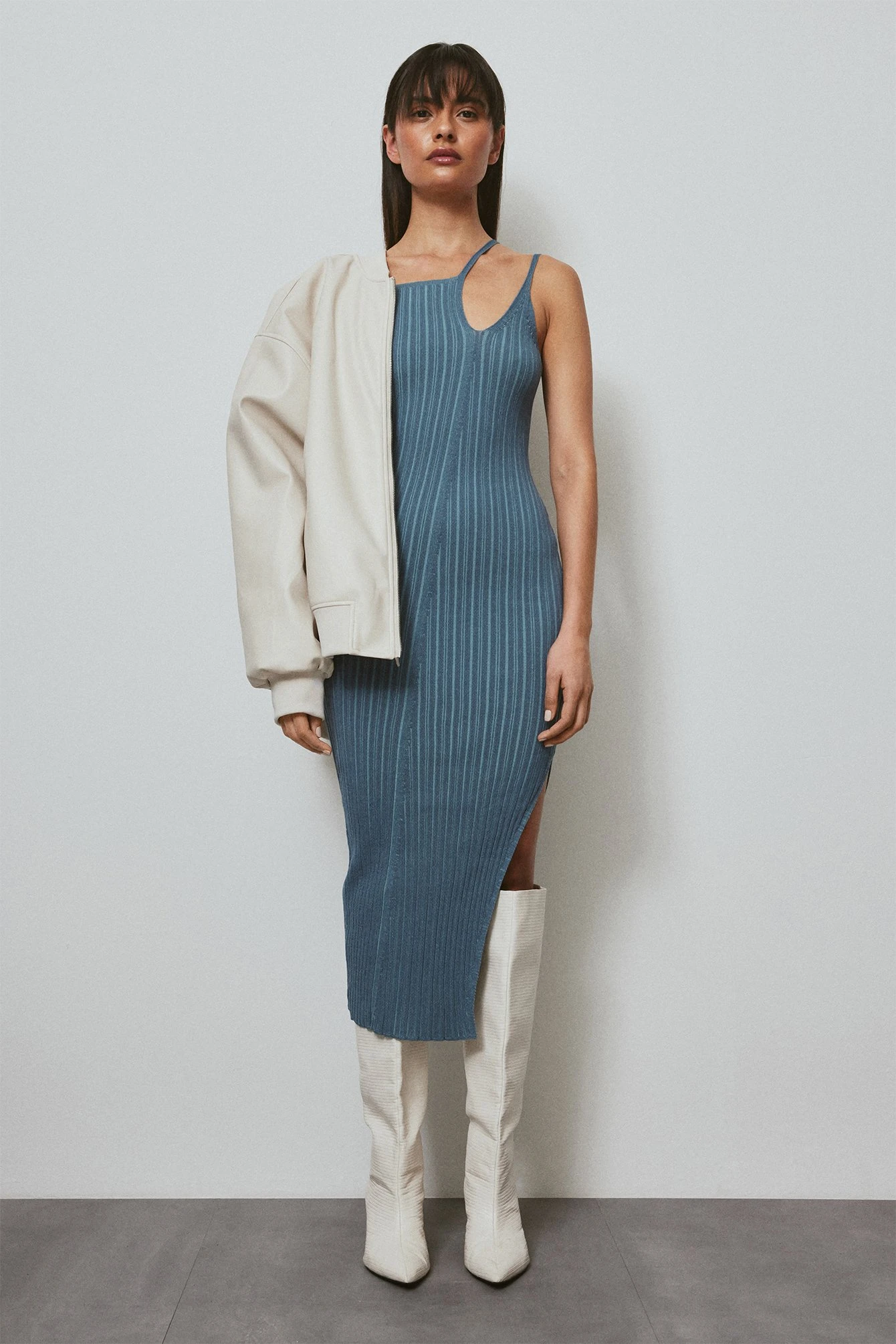 Ribbed Strappy Dress 7 Ribbed Strappy Dress - Image 5