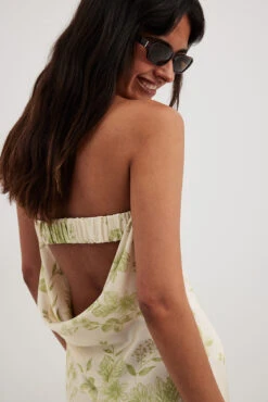 Satin Bandeau Midi Dress -Na-Kd satin bandeau midi dress 1795 000031 93334459