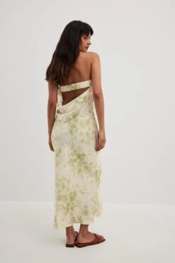 Satin Bandeau Midi Dress -Na-Kd satin bandeau midi dress 1795 000031 93334484