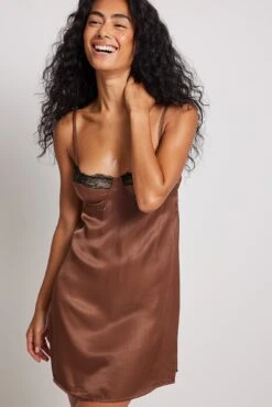 Satin Night Cup Dress