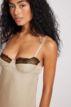 Satin Night Cup Dress -Na-Kd satin night cup dress 1013 001151 06686157