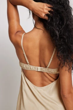 Satin Night Cup Dress -Na-Kd satin night cup dress 1013 001151 06686163