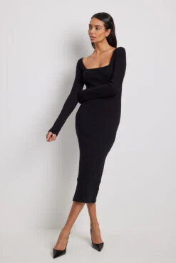 NA-KD Scoop Neck Midi Slit Dress 27 NA-KD Scoop Neck Midi Slit Dress -Na-Kd scoop neck midi slit dress 1100 005871 000212854