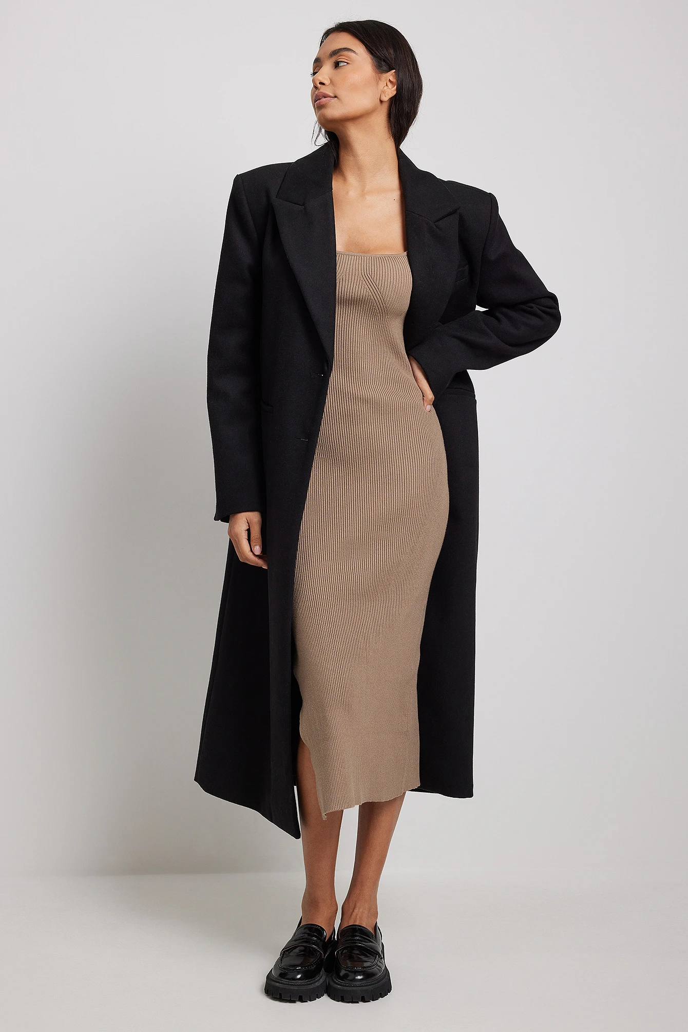 NA-KD Scoop Neck Midi Slit Dress 18 NA-KD Scoop Neck Midi Slit Dress - Image 16