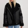 Shearling Jacket -Na-Kd shearling jacket 1757 000050 41691063