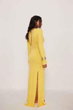 Slit Detail Jersey Dress 17 Slit Detail Jersey Dress -Na-Kd slit detail jersey dress 1765 000008 0024 04