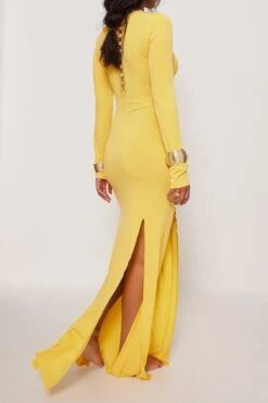 Slit Detail Jersey Dress 14 Slit Detail Jersey Dress -Na-Kd slit detail jersey dress 1765 000008 0024 05