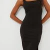 Square Neckline Slit Dress -Na-Kd square neckline slit dress 1017 001817 0002 1825