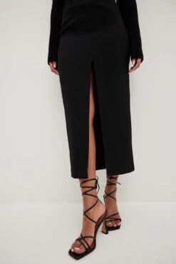 Squared Toe Strappy Heels -Na-Kd squared toe strappy heels 1055 001376 000215740