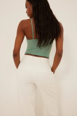 Striped Eyelash Lace Corset -Na-Kd striped eyelash lace corset 1013 001083 5310 04 1