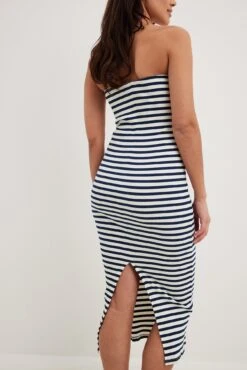 Striped Tube Midi Dress -Na-Kd striped tube midi dress 1044 000291 140722202
