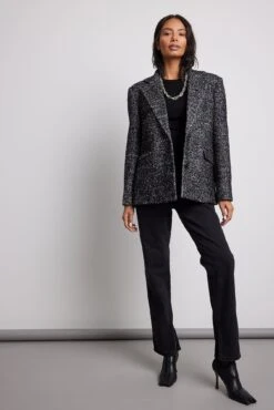 Structured Blazer Coat -Na-Kd structured blazer coat 1018 009720 0041 01c
