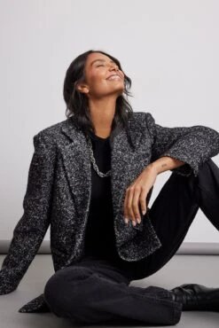 Structured Blazer Coat