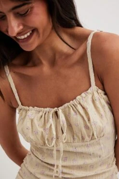 Structured Gathered Sides Mini Dress -Na-Kd structured gathered sides mini dress 1014 001537 07985555