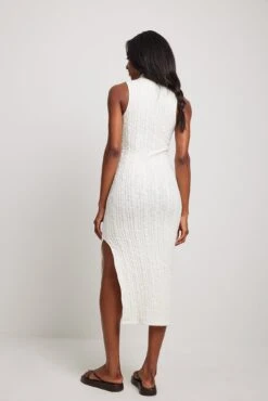 NA-KD Structured Slit Detail Midi Dress -Na-Kd structured slit detail midi dress 1100 006689 02602445