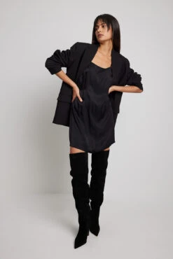 Suede Overknee Stiletto Boots 9 Suede Overknee Stiletto Boots -Na-Kd suede overknee stiletto boots 1055 001329 0002 0203