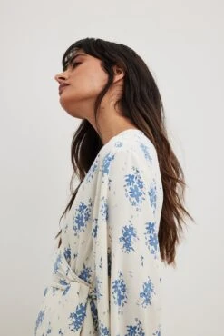 Tie Detail Maxi Sleeve Dress -Na-Kd tie detail maxi sleeve dress 1797 000018 0529 6299