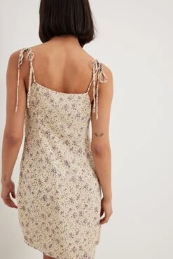 NA-KD Tie Shoulder Sheer Mini Dress -Na-Kd tie shoulder sheer mini dress 1100 004592 920126269