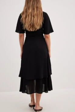 Two Layers Chiffon Midi Dress -Na-Kd two layers chiffon midi dress 1014 001398 00021646