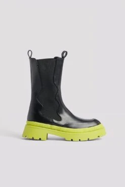 Wavy Elastic Boots -Na-Kd wavy elastic boots 1736 000378 7596 07373 1