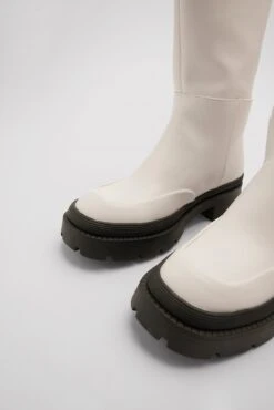 Wide Rounded Shaft Boots -Na-Kd wide rounded shaft boots 1736 000377 0260 7001 1