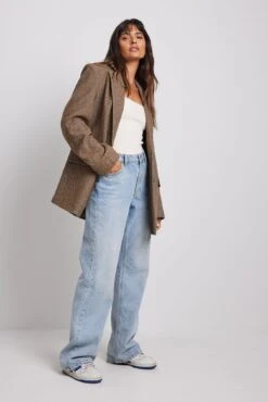 Blazer Coat 14 Blazer Coat -Na-Kd wool blend market waist blazer coat 1018 009648 001716290 01c