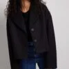 Wool Blend Short Coat -Na-Kd wool blend short coat 1782 000007 00022938