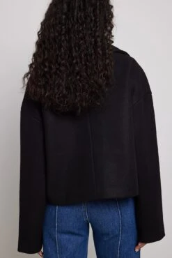Wool Blend Short Coat -Na-Kd wool blend short coat 1782 000007 00022940