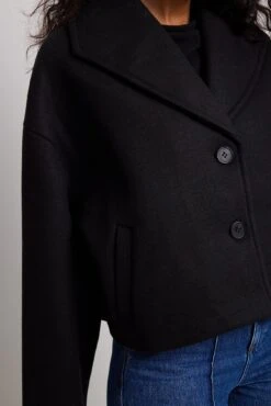 Wool Blend Short Coat -Na-Kd wool blend short coat 1782 000007 00022959