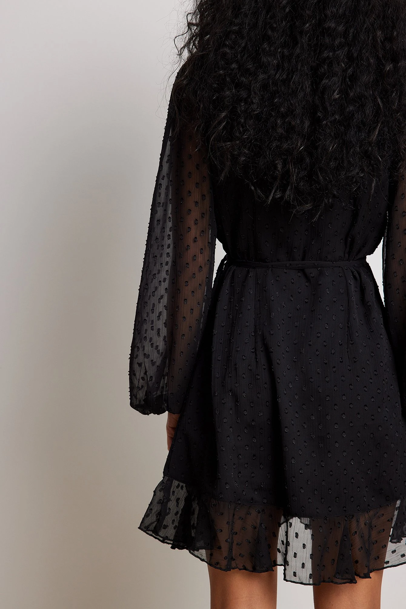 Wrap Dobby Mini Dress 4 Wrap Dobby Mini Dress - Image 2