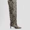 Zebra Overknee Boots