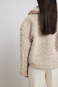 NA-KD Zip Teddy Jacket -Na-Kd zip teddy jacket 1100 006792 0005 1473